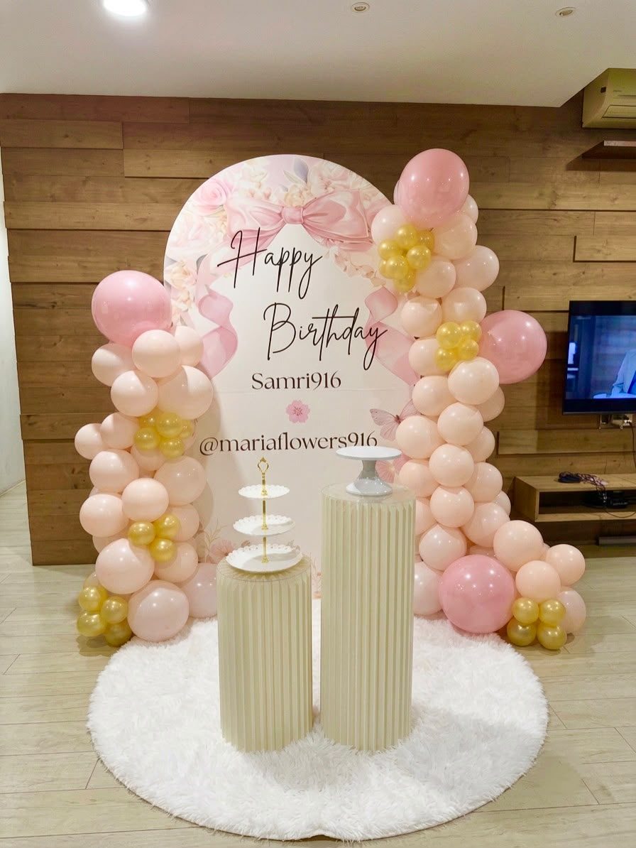 Custom event backdrop designed and built by LinkNow Events Co. — design 7