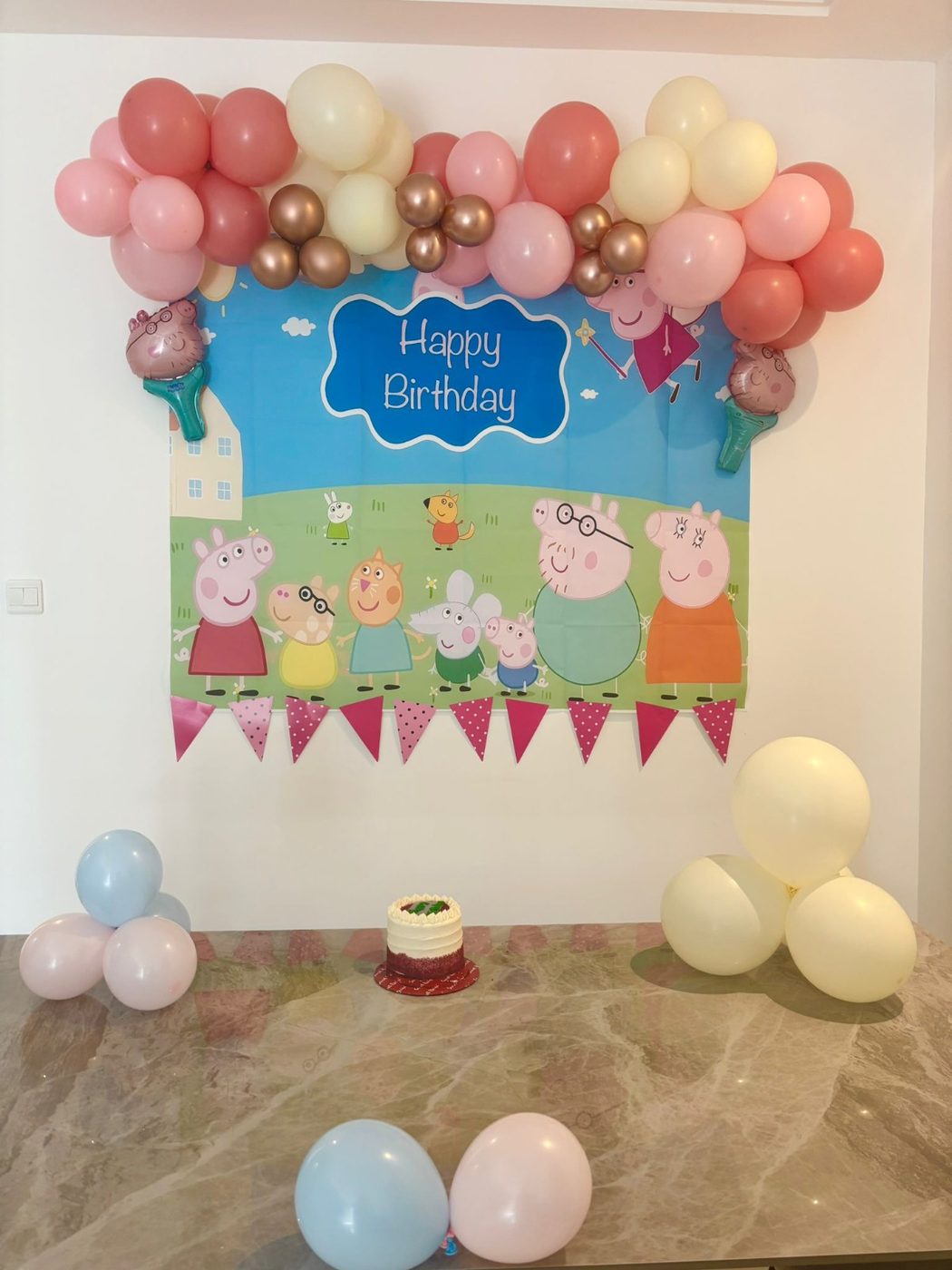 Custom event backdrop designed and built by LinkNow Events Co. — design 11