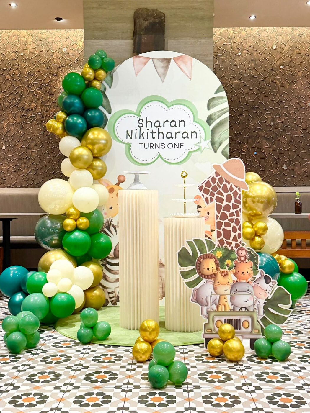 Custom event backdrop designed and built by LinkNow Events Co. — design 24